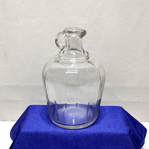 White House Pure Apple Cider Vinegar Glass Jug 1Qt Ribbed Design Vintage 1920 - Picture 4 of 10